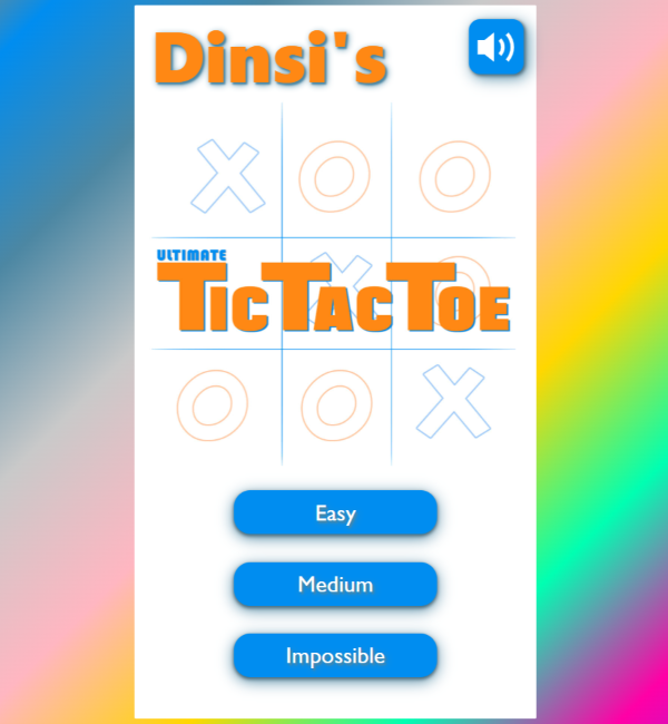 Ultimate Tic Tac Toe project screenshot